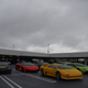 Illustration for article titled Supercars Took Over A Garage To Welcome The $1.9 Million Lamborghini Centenario